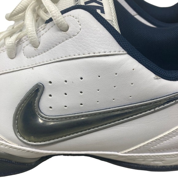 Nike Air Court 1 Leader Sneakers Mens 9.5 Low White Blue 429717-102 2010 main image 5